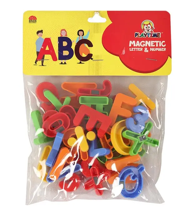 Magnetic Capital Letter and Numbers