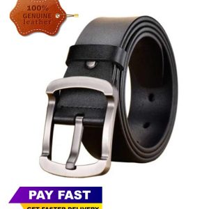 Genuine Leather Belt Black Color